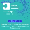 Best Graduate Training and Development Programme - Business/Management Programme 2023 Winner 