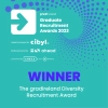 The gradireland Diversity Recruitment Award 2023 Winner - Sponsored by ahead
