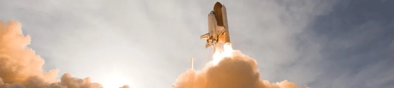 Image of space shuttle launch 