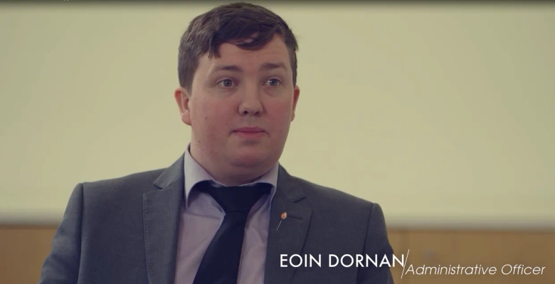 Hero image for Eoin Dornan, Administrative Officer, Department of Health 