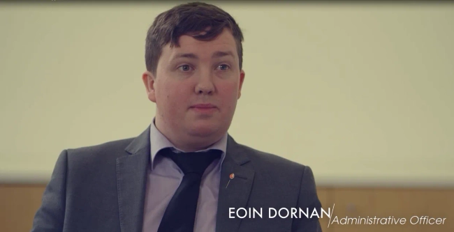Featured image for Eoin Dornan, Administrative Officer, Department of Health