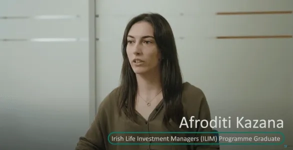 Thumbnail image for #GradStories Afroditi Kazana, ILIM Programme Graduate, Irish Life