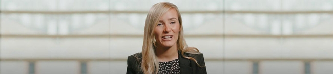 Banner for #GradStories Kate Morgan, Consulting Analyst, Deloitte
