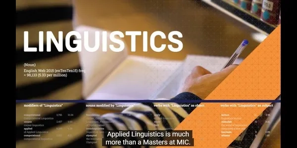 Thumbnail image for MA in Applied Linguistics - More than a Masters at MIC
