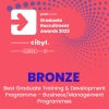 Best Graduate Training and Development Programme - Business/Management Programme 2023 Bronze 