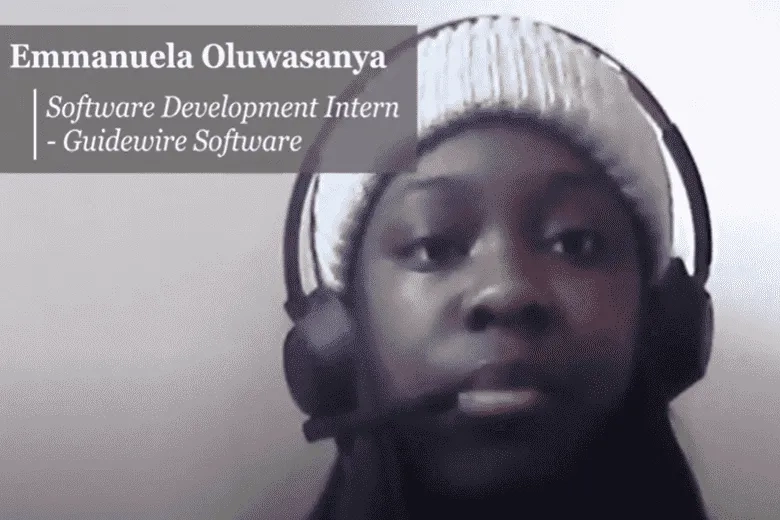 #Gradstories, Emmanuela Oluwasanya, Software Development Intern, Guidewire Software