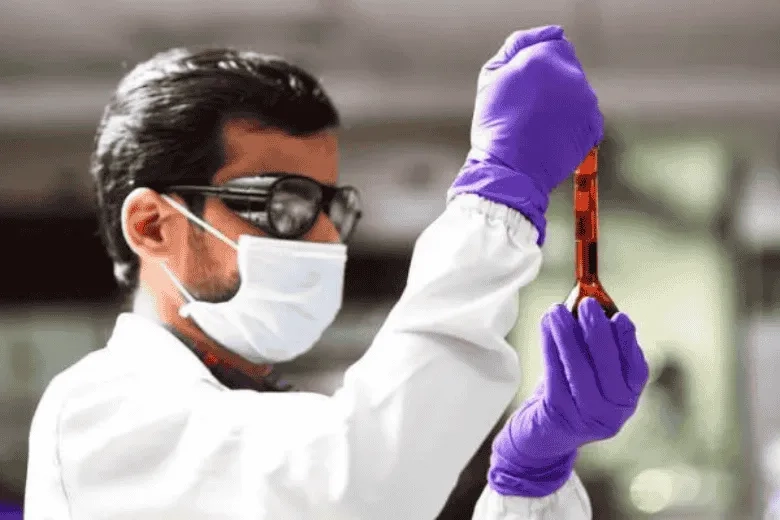 A man working in a laboratory