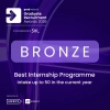Best Internship Programme 2026 – intake up to 50 - Bronze