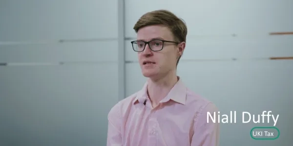 Thumbnail image for #gradstories Niall Duffy UKI Tax at EY