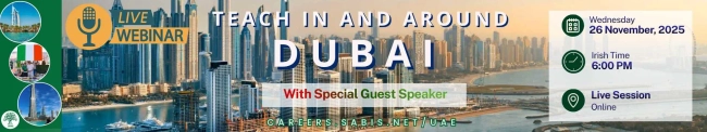 Featured image for TEACH IN DUBAI – ONLINE WEBINAR 