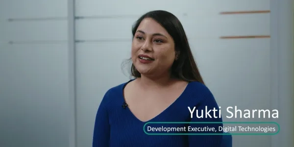 Thumbnail image for #gradstories Yukti Sharma, Development Executive, Digital Technologies at Enterprise Ireland