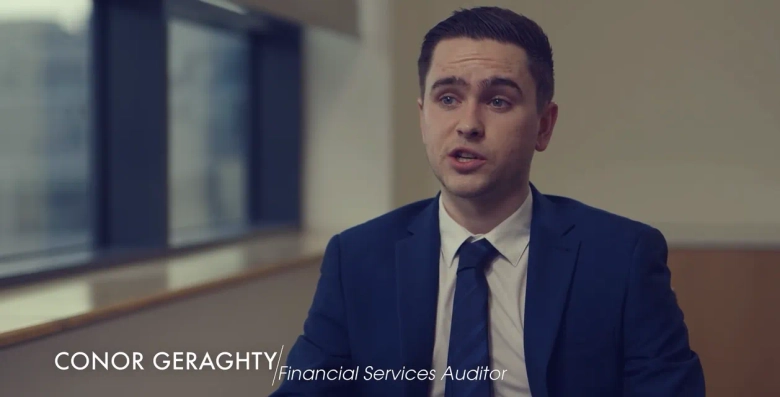 Conor Geraghty, Financial Services Auditor, EY 