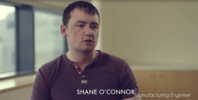 Banner for Shane O'Connor, Manufacturing Engineer, Boston Scientific