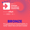 The gradireland Sustainability in Early Talent Recruitment Award 2023 Bronze 