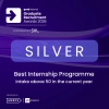 Best Internship Programme 2026 – intake over 50 - Silver