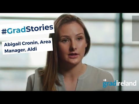 Thumbnail for #GradStories Abigail Cronin, Area Manager, Aldi (Video)