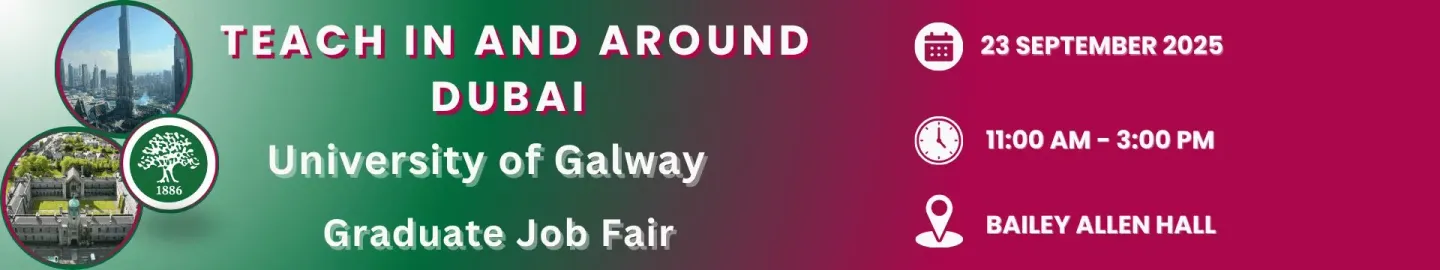 SABIS® Network Schools  - University of Galway Graduate Job Fair image