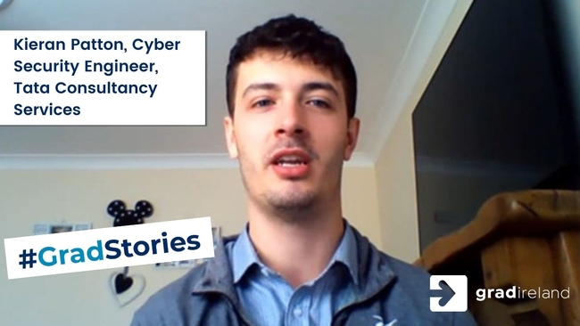Thumbnail for #GradStories Kieran Patton, Cyber Security Engineer, Tata Consultancy Services