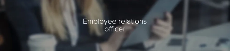 Employee relations officer job description 
