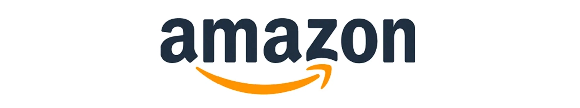Amazon logo on a white background