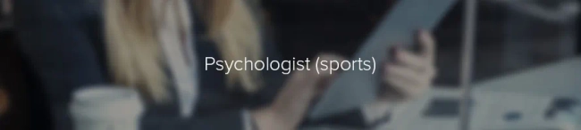 Featured image for Psychologist, sports