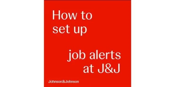 Thumbnail image for How to set up job alerts at J&J 