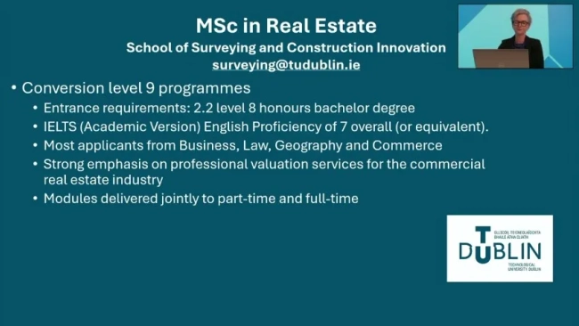 Thumbnail image for TU Dublin - Master of Science in Real Estate (TU281)