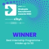 Best Internship Programme-Intake up to 50 2023 Winner 