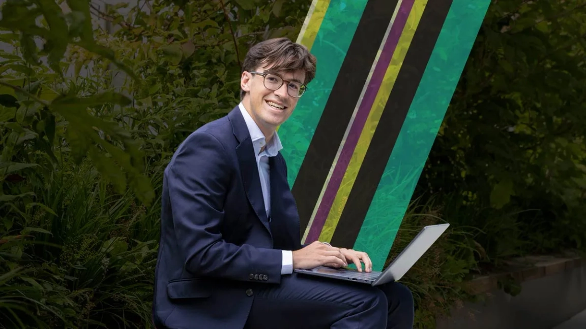 man on laptop