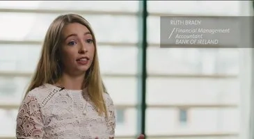 Banner for #GradStories Ruth Brady, Financial Management Accountant, Bank of Ireland 