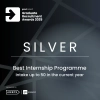 Best Internship Programme Intake Up to 50 - 2025 Silver