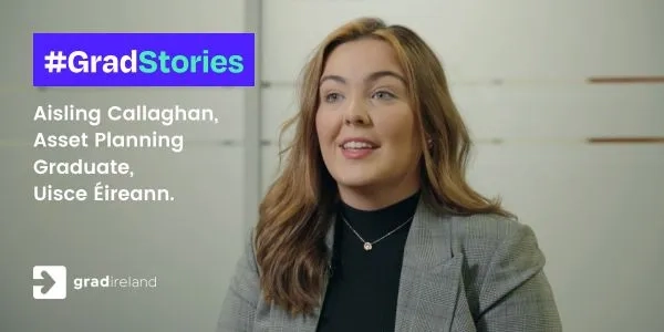 Thumbnail image for #GradStories Aisling Callaghan, Asset Planning Graduate, Uisce Éireann.