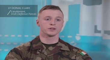 Hero image for #GradStories Lieutenant Donal Clare, Irish Defence Forces 