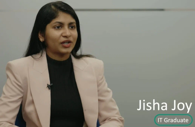 Thumbnail image for #Gradstories: Jisha Joy, an IT Graduate at ESB