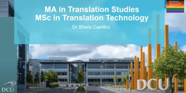 Thumbnail image for MA in Translation Studies, MSc in Translation Technology and MA in Social Media Communications