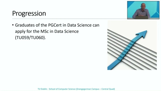 Thumbnail image for TU Dublin Postgraduate Certificate in Data Science - TU256