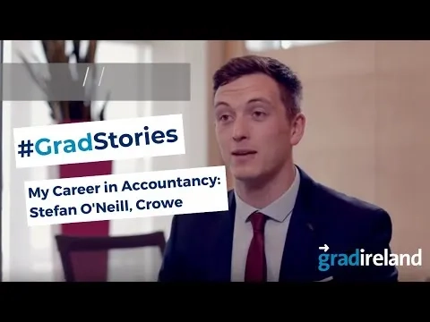 Thumbnail for #Gradstories Stefan O'Neill, Trainee Chartered Accountant, Crowe 