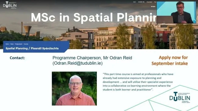 Thumbnail image for TU Dublin Postgraduate Courses in Environment & Planning