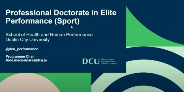 Thumbnail image for Professional Doctorate in Elite Sport Performance