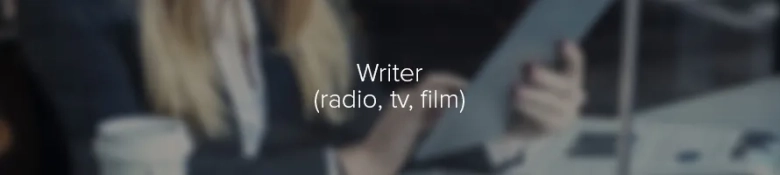 Hero image for Script writer job description (radio/TV/film)