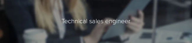 Featured image for Technical sales engineer