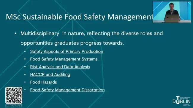 Thumbnail image for TU Dublin - Master of Science in Sustainable Food Safety Management (TU236)